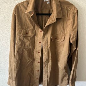 American Apparel Men's Brown Casual Button-Down Shirt WORN ONCE